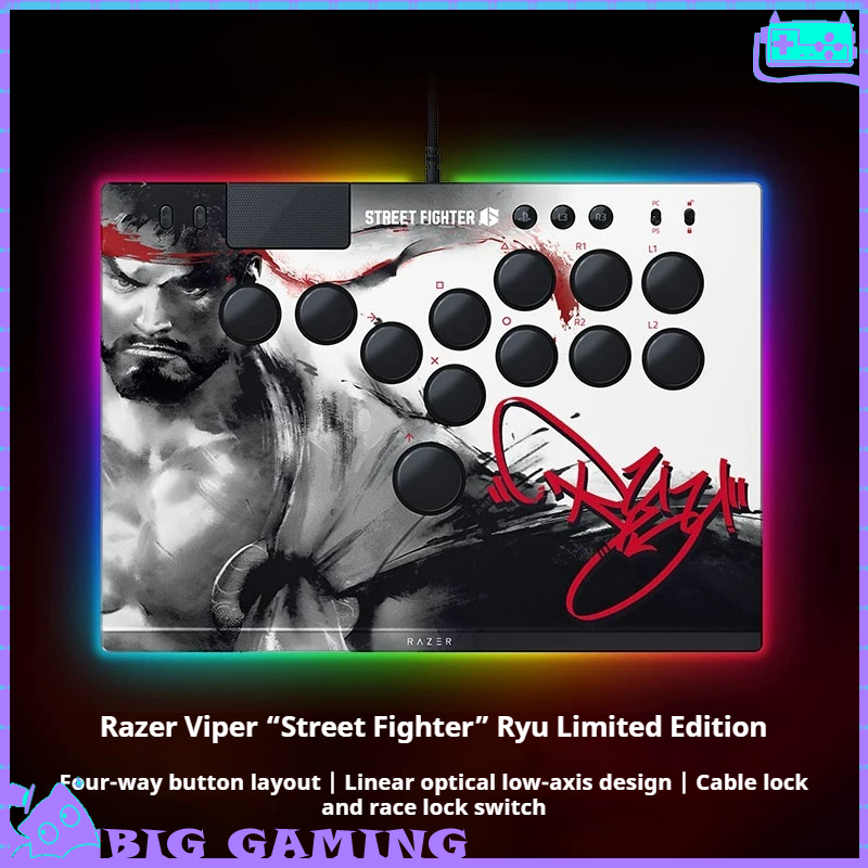Arcade Fight Stick Hitbox Leverless - وحدة تحكم ألعاب Razer Kitsune Ryu