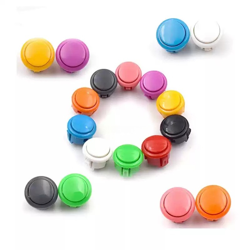 Arcade Buttons 24Mm 30Mm Snap In - 10 قطع من أزرار الضغط على