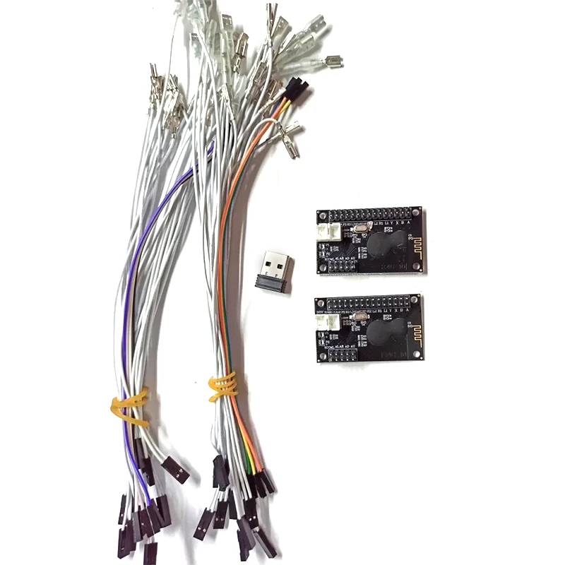 Arcade Encoder Board Zero Delay Usb - لوحة تحكم لاسلكية 2.4G بدون تأخير،
