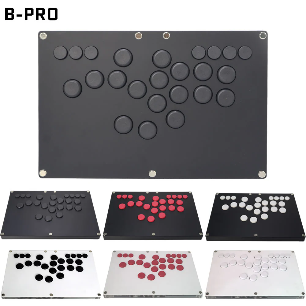Arcade Fight Stick Hitbox Leverless - وحدة تحكم ألعاب الأركيد B-PRO بدون
