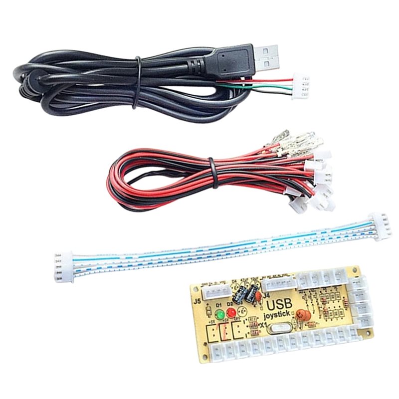B04C-وحدة تحكم أركيد DIY مع مش - مراجعة Arcade Encoder Board Zero Delay Usb وسعره