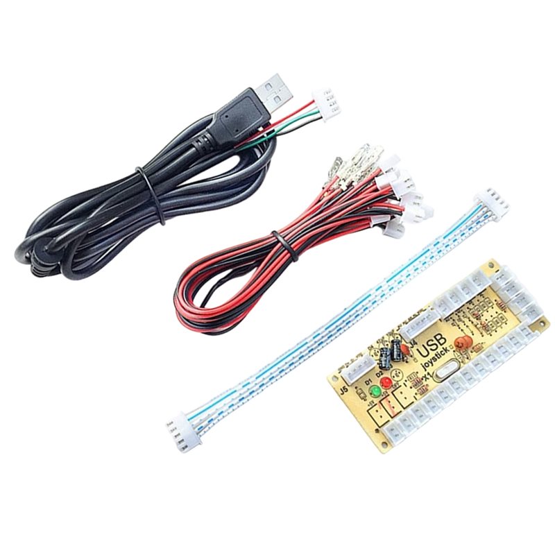 B04C-وحدة تحكم أركيد DIY مع مش - مراجعة Arcade Encoder Board Zero Delay Usb وسعره