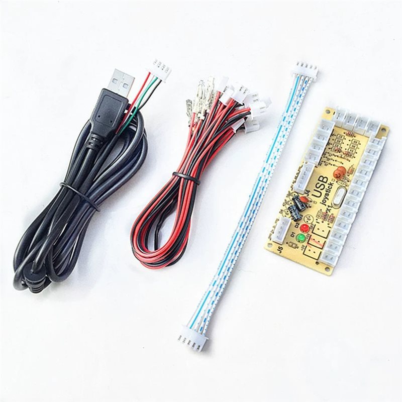 B04C-وحدة تحكم أركيد DIY مع مش - مراجعة Arcade Encoder Board Zero Delay Usb وسعره