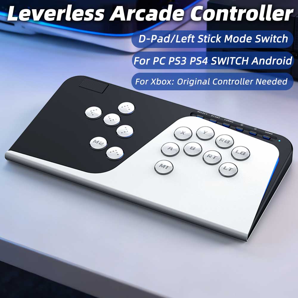 وحدة تحكم ألعاب قتالية بدون أذ - مراجعة Arcade Fight Stick Hitbox Leverless وسعره