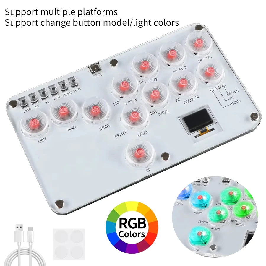 12 مفتاحًا لجميع الأزرار عصا ا - مراجعة Arcade Fight Stick Hitbox Leverless وسعره