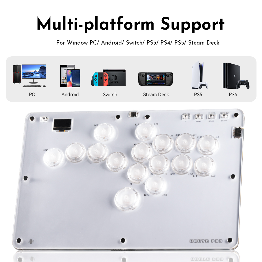 وحدة تحكم Haute42- COSMOX بدون - مراجعة Arcade Stick For Ps5 Pc Switch وسعره