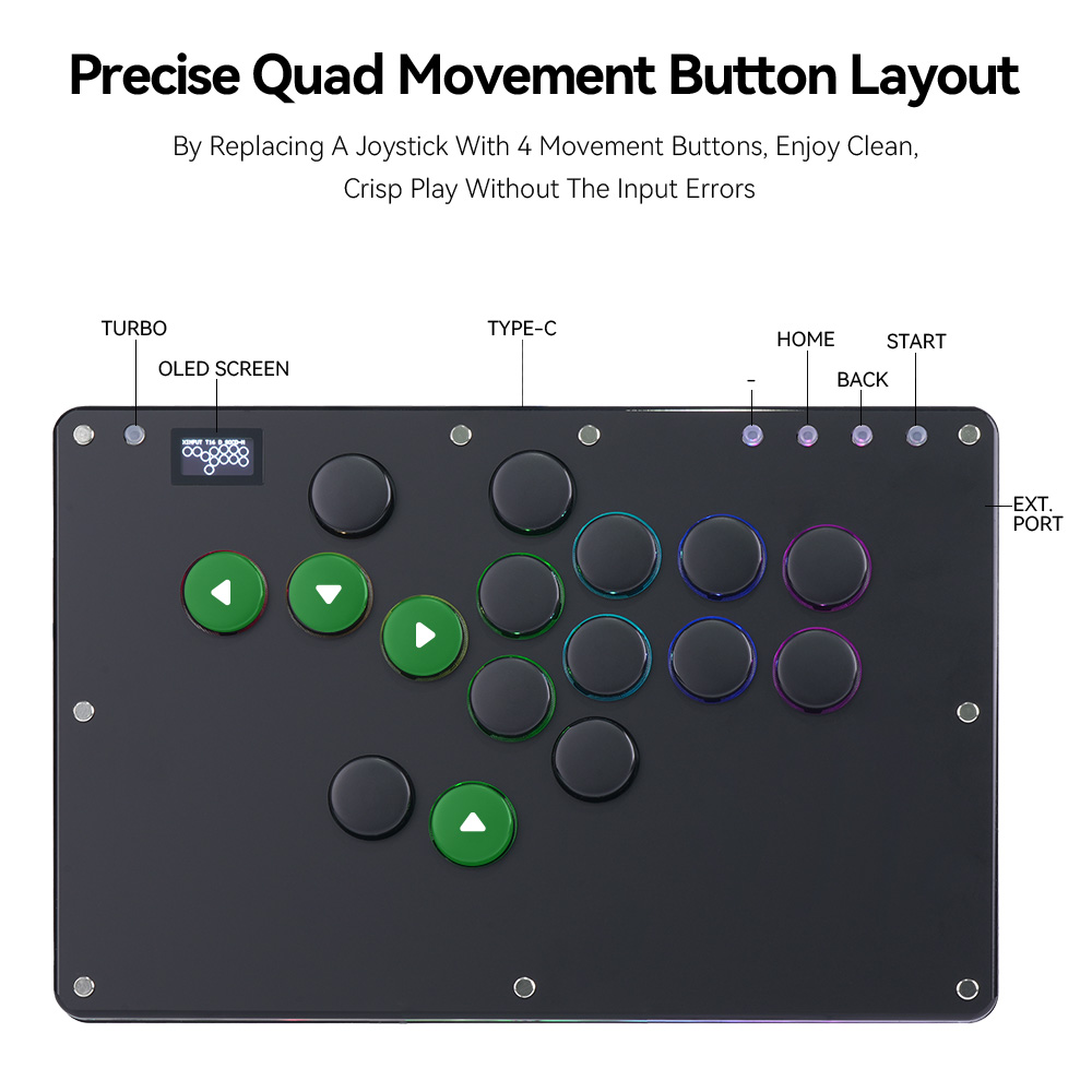 عصا تحكم ألعاب القتال Haute42- - مراجعة Arcade Fight Stick Hitbox Leverless وسعره