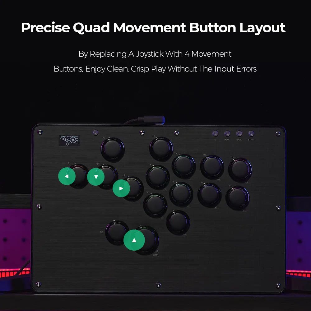 هوت 42 عصا القتال ممر تحكم عصا - مراجعة Arcade Fight Stick Hitbox Leverless وسعره