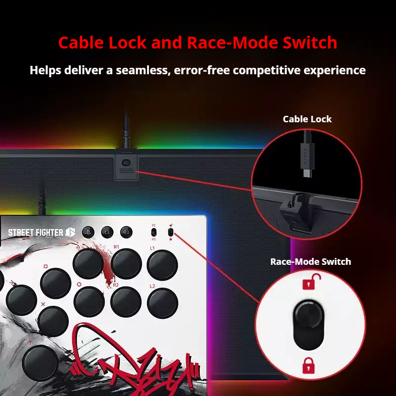 وحدة تحكم ألعاب Razer Kitsune  - مراجعة Arcade Fight Stick Hitbox Leverless وسعره