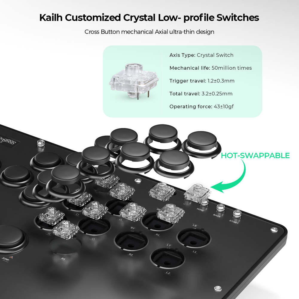 عصا تحكم Haute42 FightStick بد - مراجعة Arcade Stick For Ps5 Pc Switch وسعره