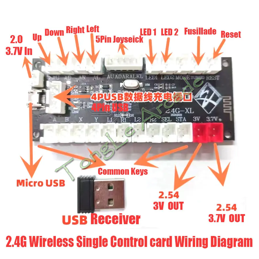 لوحة تحكم ألعاب الأركيد اللاسل - مراجعة Arcade Encoder Board Zero Delay Usb وسعره