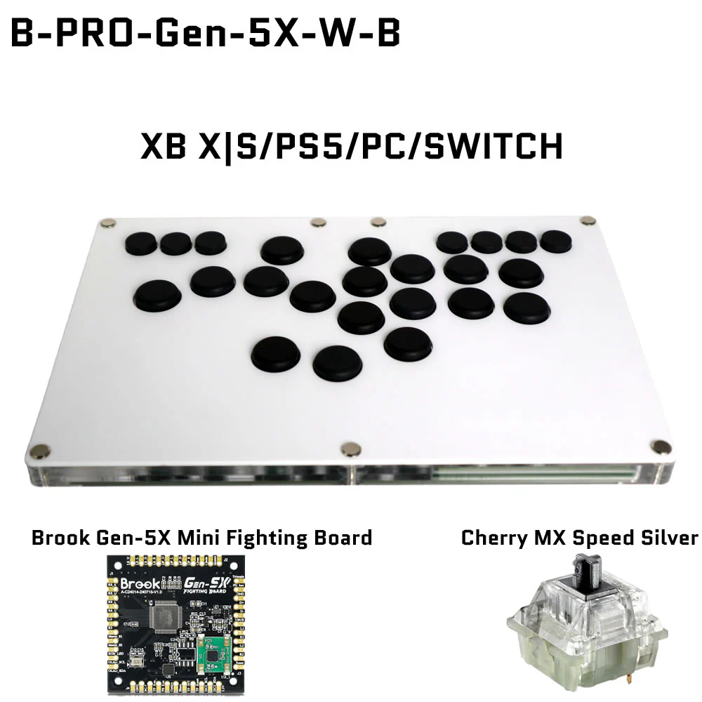 وحدة تحكم ألعاب الأركيد B-PRO  - مراجعة Arcade Fight Stick Hitbox Leverless وسعره
