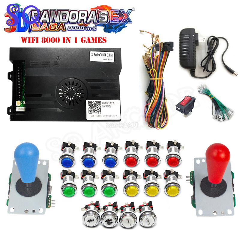 ثلاثية الأبعاد باندورا ساغا صن - مراجعة Arcade Cabinet Diy Kit 2 Player وسعره