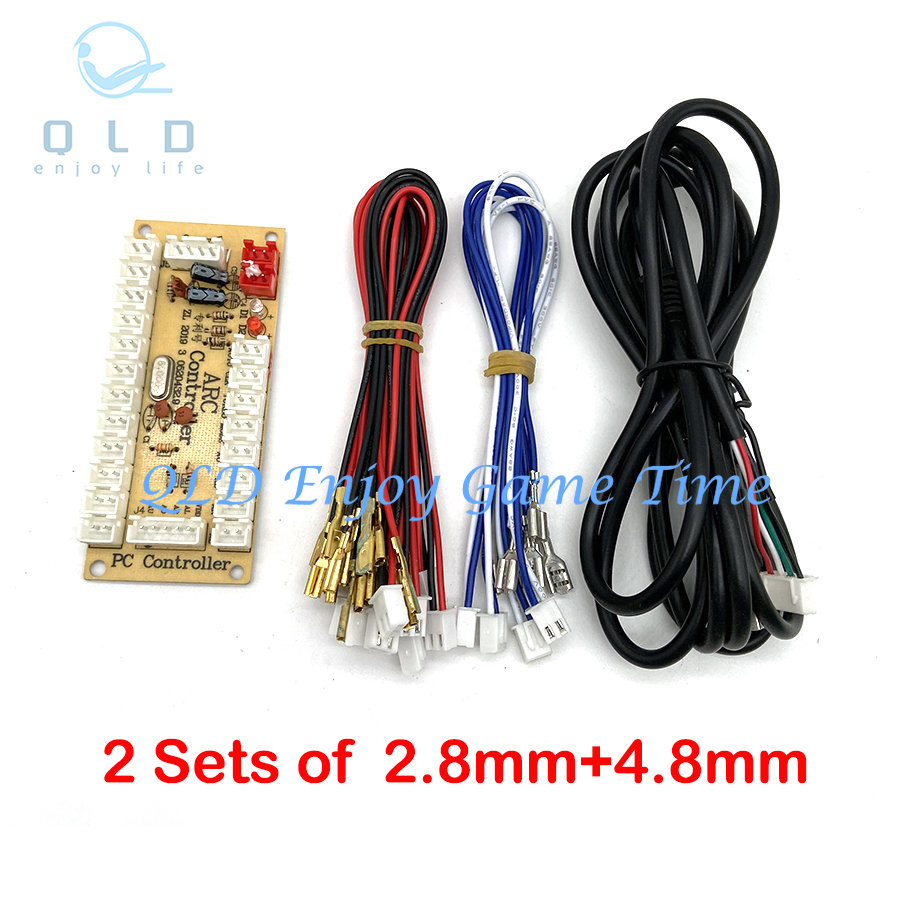 مشفر USB بدون تأخير لجهاز الأل - مراجعة Arcade Cabinet Diy Kit 2 Player وسعره